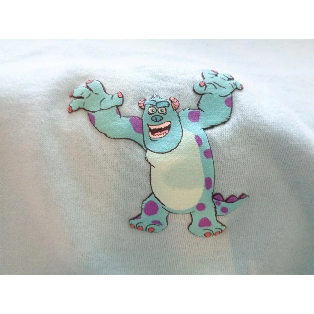 Disney Spirit Jersey Monsters Inc Sully Blue Polka Dot Furry XL ROAR